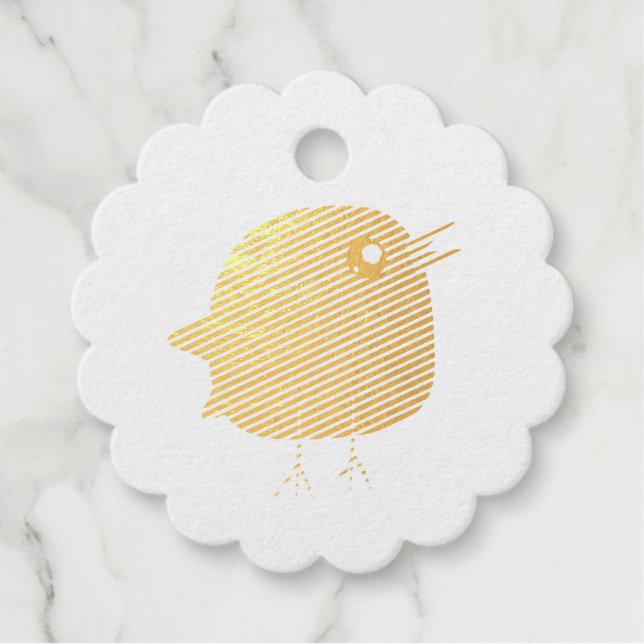 Étiquette-cadeau Enfants mignonette birdy (Devant)