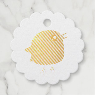 Étiquette-cadeau Enfants oiseau mignon 