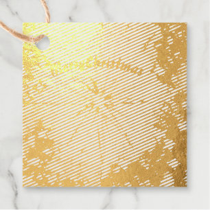 Étiquette-cadeau Foil Holiday Card grand brillant Merveille étoile