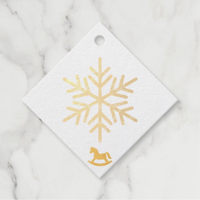 Étiquette-cadeau Foil Invitation (Devant)