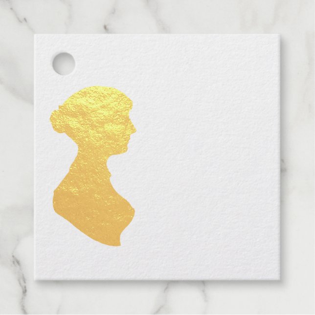 Étiquette-cadeau Jane Austen Home Wallpaper (Devant)