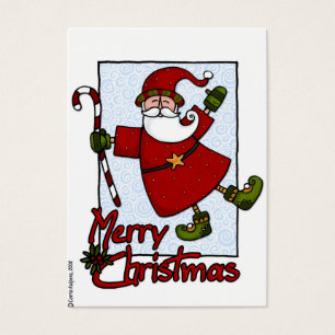 étiquette cadeau jolly père Noël