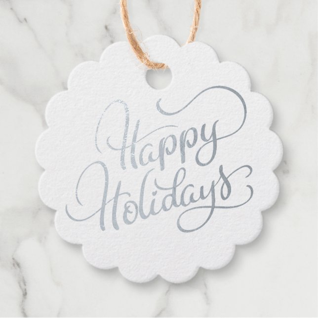 Étiquette-cadeau Joyeuses fêtes (Devant)