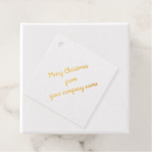 Joyeux Noël Entreprise Carte à huile personnalisée