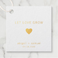 Laisser l'amour grandir Mariage Gold moderne