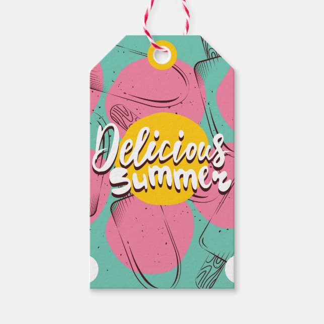 Étiquette cadeau Matte (Devant)