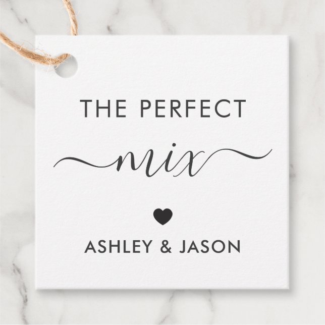 Étiquette cadeau mélange parfait d'épices ou de mé (Devant)