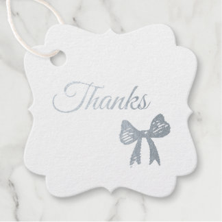 Étiquette-cadeau Merci 