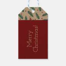 Étiquette cadeau Merry Berry
