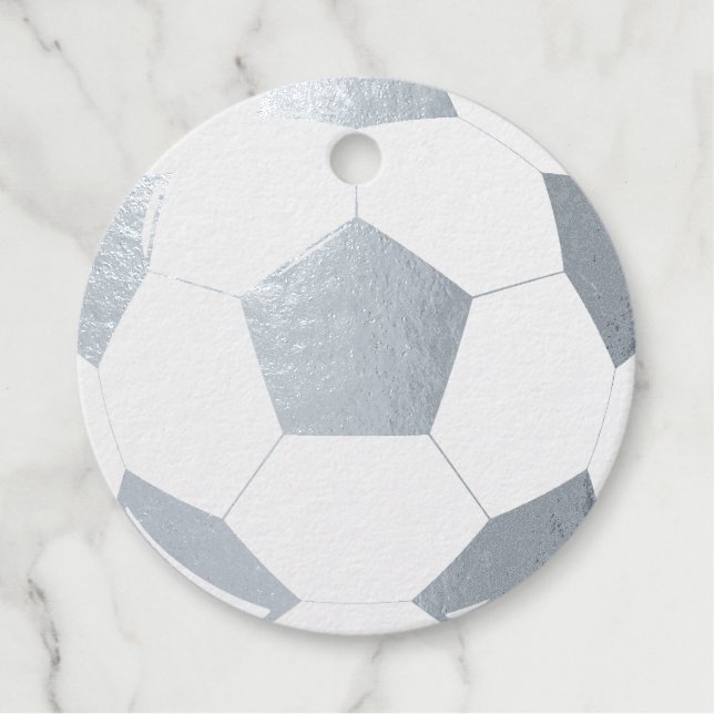 Étiquette-cadeau Nom de l'équipe de football ou texte Sports person (Devant)
