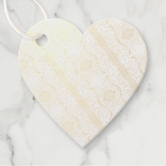 Étiquette-cadeau Panier d'or avec poignée (Devant)