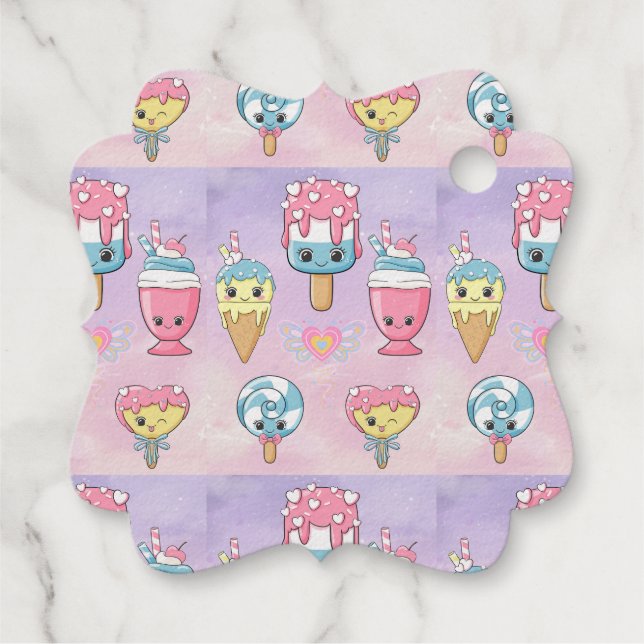 Étiquette-cadeau Papier Napkin (Dos)