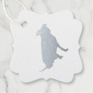 Étiquette-cadeau Pit Bull Dog Baby shower Sexe Neutre