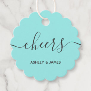 Étiquette cadeau pour mariage, fête, douche