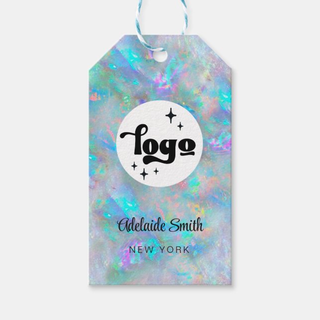 étiquette cadeau produit boutique opal stone (Devant)