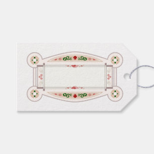 Etiquette cadeau rétro , de style Art Déco Gift Tags