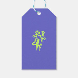 Étiquette cadeau Spaceman