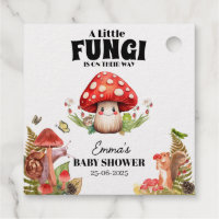 un petit champignon Baby shower papillon de champi