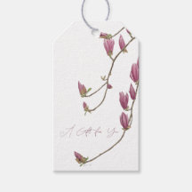 Étiquette Cadeau Vigne Magnolia