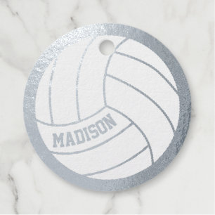 Étiquette-cadeau Volleyball Personnalisé Nom du joueur d'équipe Spo