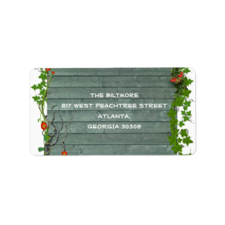 Étiquette Cadre élégant