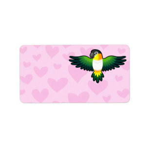 Étiquette Caique / Inséparable / Pionus / Amour de perroquet
