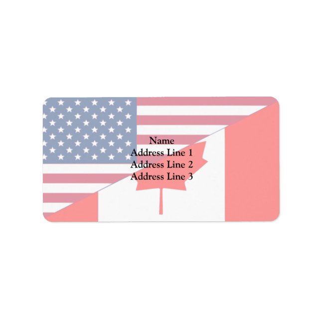 Étiquette Canada Et États-Unis, hybrides (Devant)