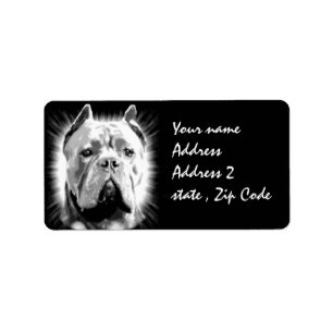 Étiquette Canne Corso Dog