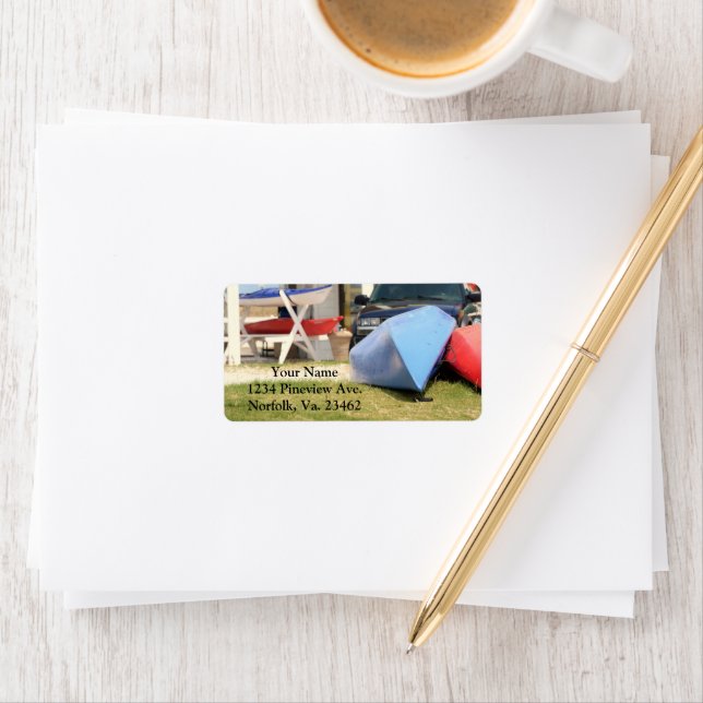 Étiquette Canoe and Kayaks par Shirley Taylor (En situation)