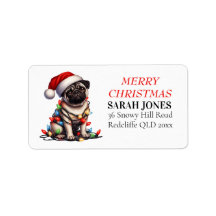 Carlin Caine Cute Joyeux voeux de Noël
