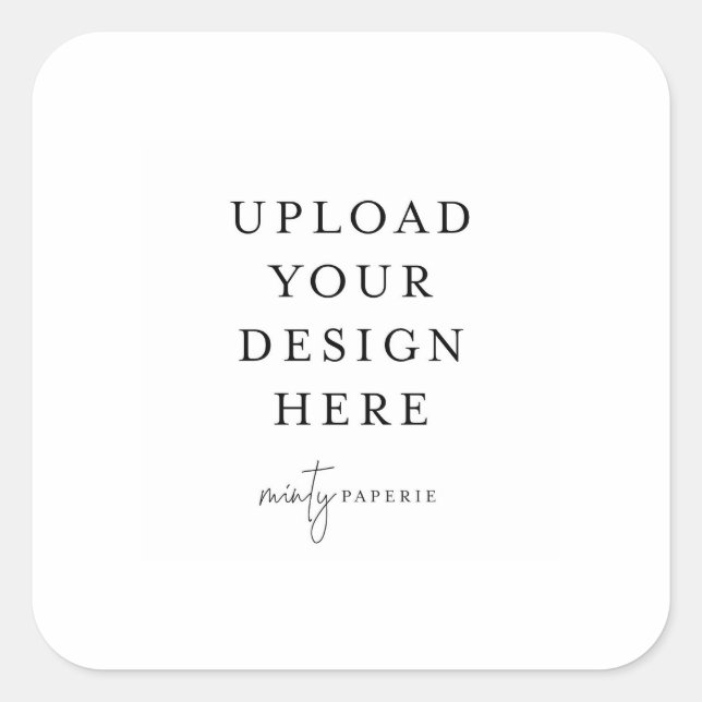 étiquette Carré de 3 pouces (Devant)