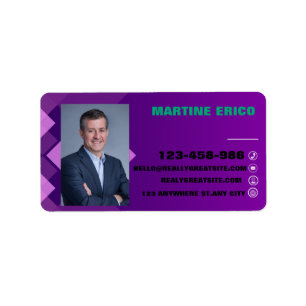 ÉTIQUETTE CARTE D'AFFAIRES