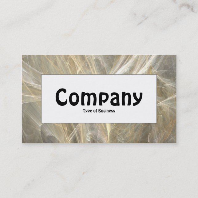 Étiquette central - Flamme fractale (Devant)