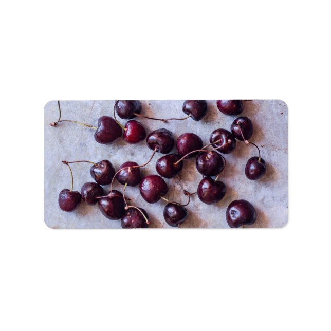 Étiquette Cerises (Devant)