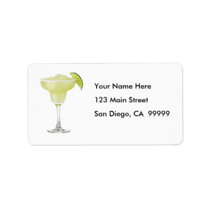Étiquette Chaux Slushie de tequila