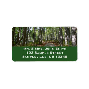 Étiquette Chemin en bois centenaire II Ellicott City Marylan