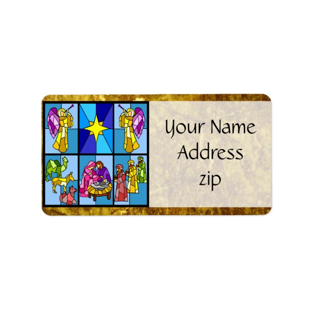 Étiquette Christmas (Devant)