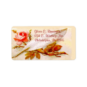 Étiquette Christmas Quill Address Labels