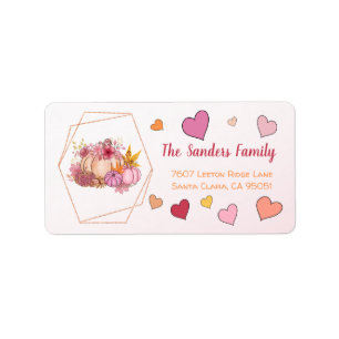 Étiquette Chute dans l'amour Bonjour doux Petits Coeurs Citr