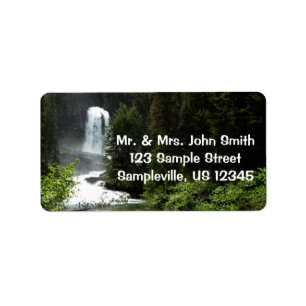 Étiquette Chutes de Virginie au parc national Glacier