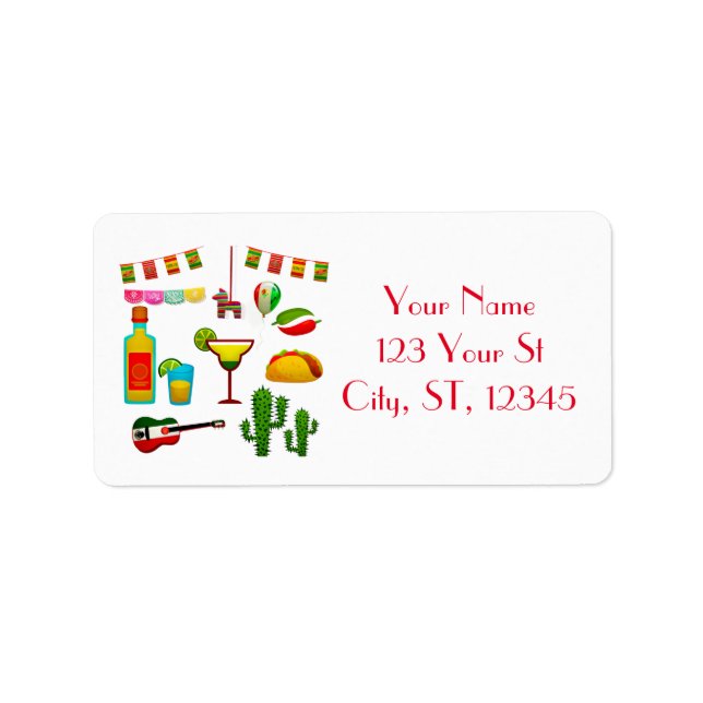 Étiquette Cinco de Mayo Célébration Thunder_Cove (Devant)