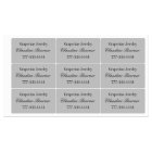 Étiquette circulaire étanche pour artistes et arti