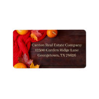 Citrouilles de Thanksgiving Adresse de Retour de l