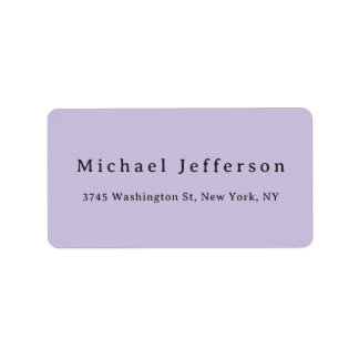 Étiquette Classical Creative Trendy Pastel Color Minimalist