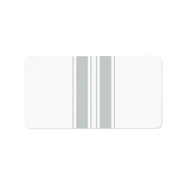 Étiquette Cliquez sur Personnaliser pour modifier Gris en co (Devant)