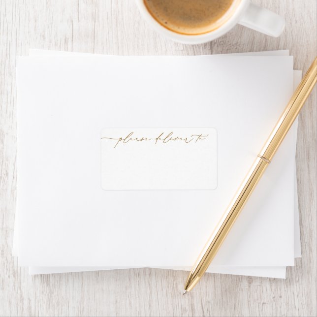 Étiquette Collection de Mariages de verdure géométrique Adre (En situation)