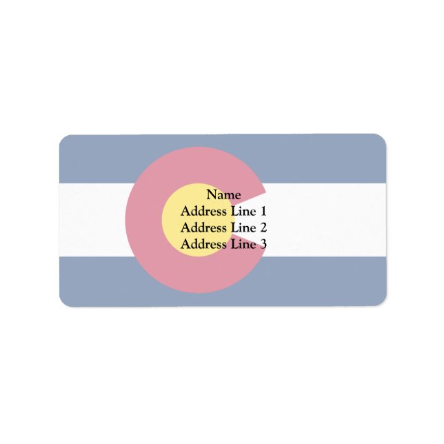 Étiquette Colorado, États-Unis (Devant)