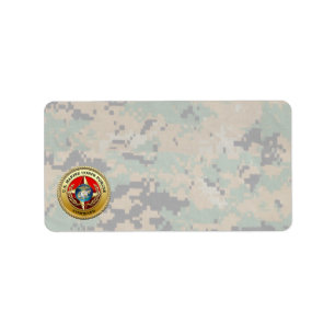 Étiquette Commandement des Forces de la Marine Corps des Éta