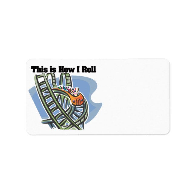 Étiquette Comment faire rouler (Dessous de verre à rouleaux) (Devant)