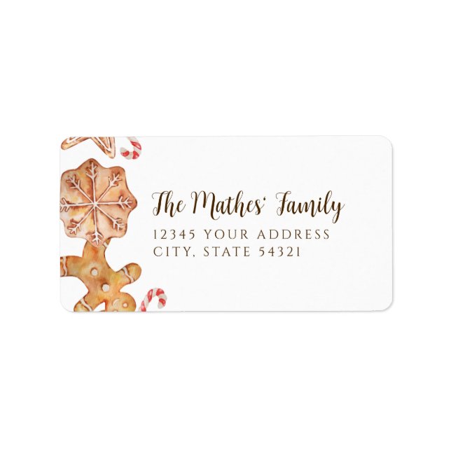 Étiquette Cookie Exchange Holiday Party (Devant)